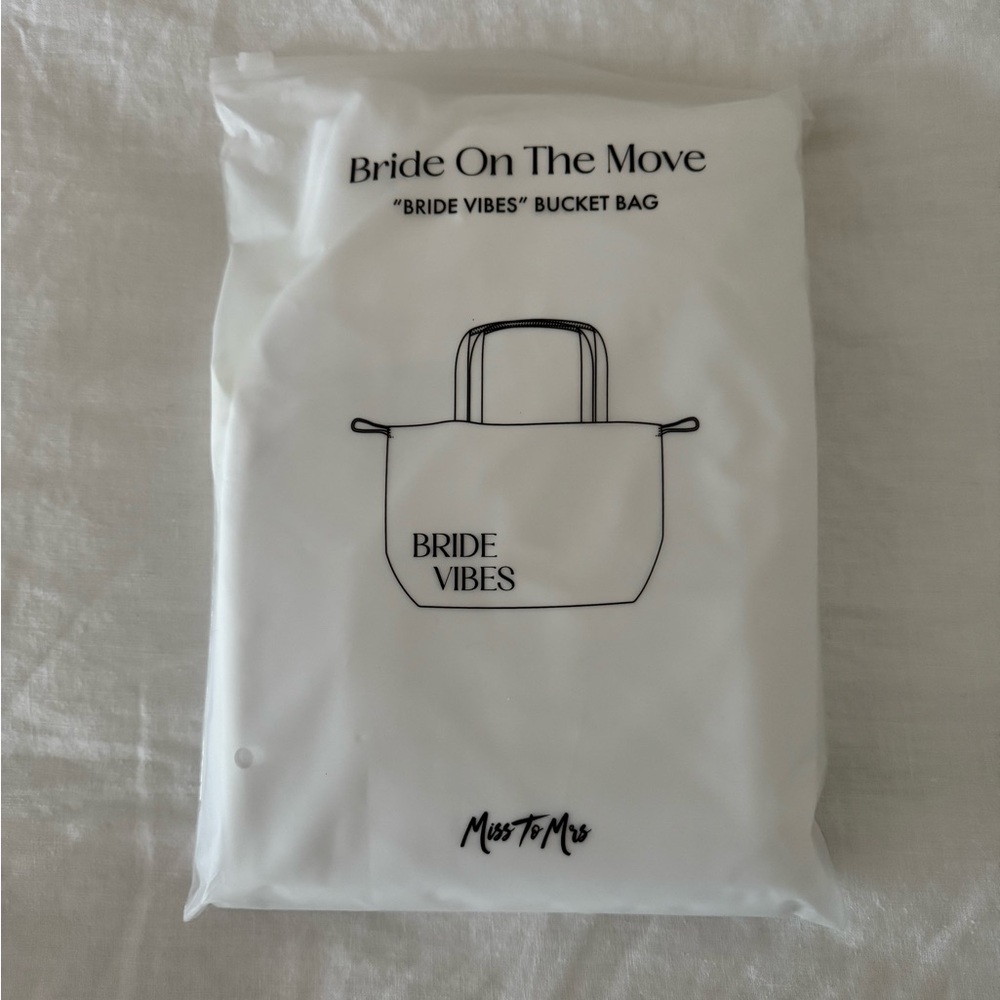 Bride Vibes Bucket Bag